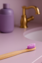 Load image into Gallery viewer, bambushambahari_bamboo toothbrush_lilla