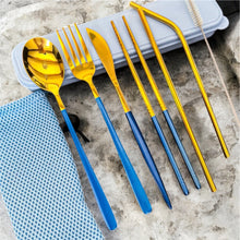 Load image into Gallery viewer, Sinine-Kuldne (8-osaline)